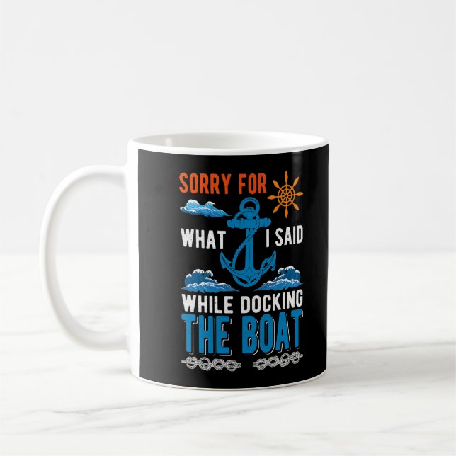 Funny Angry Captain Kaffeetasse (Links)