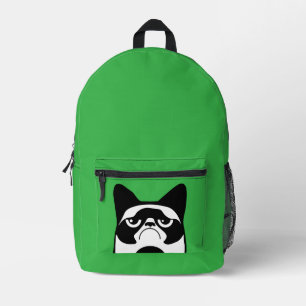 Funny Angry Cat Bedruckter Rucksack