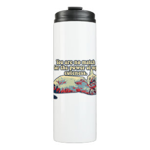 Funny angry Cat Mem für Kätzchenbesitzer & Katzenl Thermosbecher