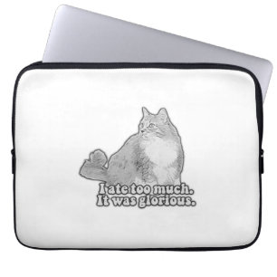 Funny angry Cat Meme für Kätzchenliebhaber & Katze Laptopschutzhülle