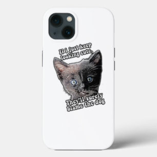 Funny angry Cat Meme für Katzenbesitzer und Liebha Case-Mate iPhone Hülle