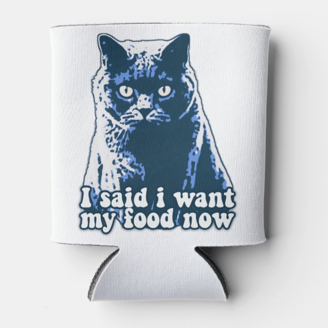 Funny angry cat meme für Katzenmenschen und Besitz Dosenkühler (Vorderseite)