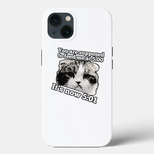 Funny angry cat meme für kitty besitzer Case-Mate iPhone hülle (Rückseite)