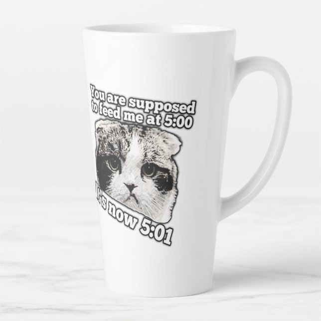 Funny angry cat meme für kitty besitzer milchtasse (Rechts)