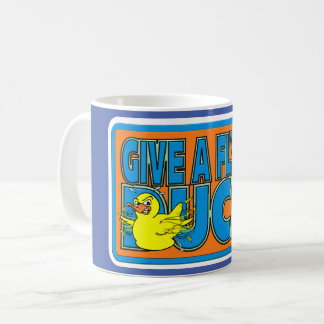 FUNNY ANGRY DUCK 4X4 DUCKING DESIGN KAFFEETASSE