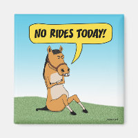Funny Angry Horse
