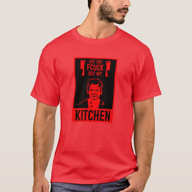 Funny Angry Koch T-Shirt (Vorderseite)
