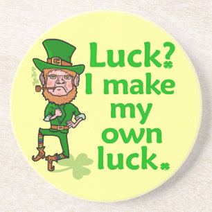 Funny Angry Lucky Irish Leprechaun Untersetzer
