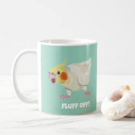Funny Angry Lutino Cockatiel Fluff Off Pet Parrot  Kaffeetasse