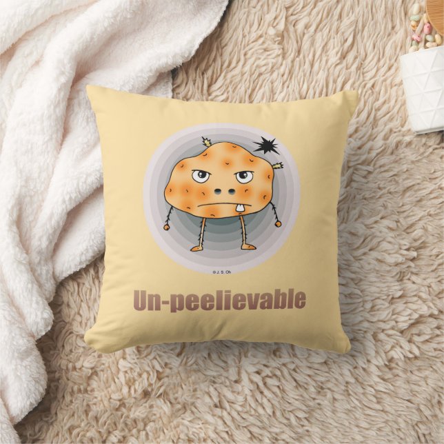 Funny Angry Potato – Un-peelievable Art Kissen (Decke)