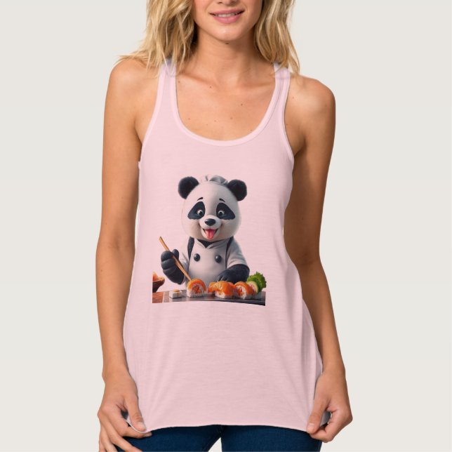 Funny animal art – perfect gift for animal lovers  tank top (Vorderseite)