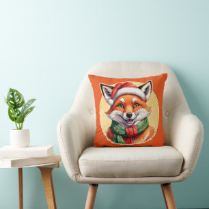 Funny Animal Christmas Favorites - Fox 1 Kissen
