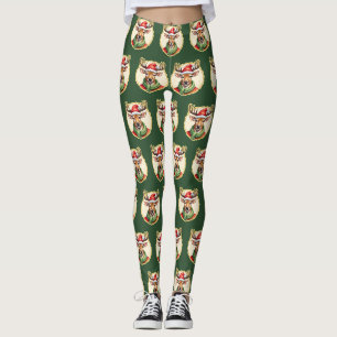 Funny Animal Christmas Favorites - Hirsch 2 Leggings