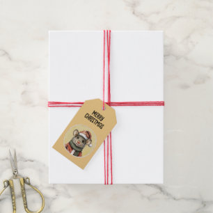 Funny Animal Christmas Favorites - Maus 1 Geschenkanhänger