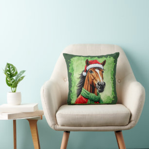 Funny Animal Christmas Favorites - Pferd 6 Kissen
