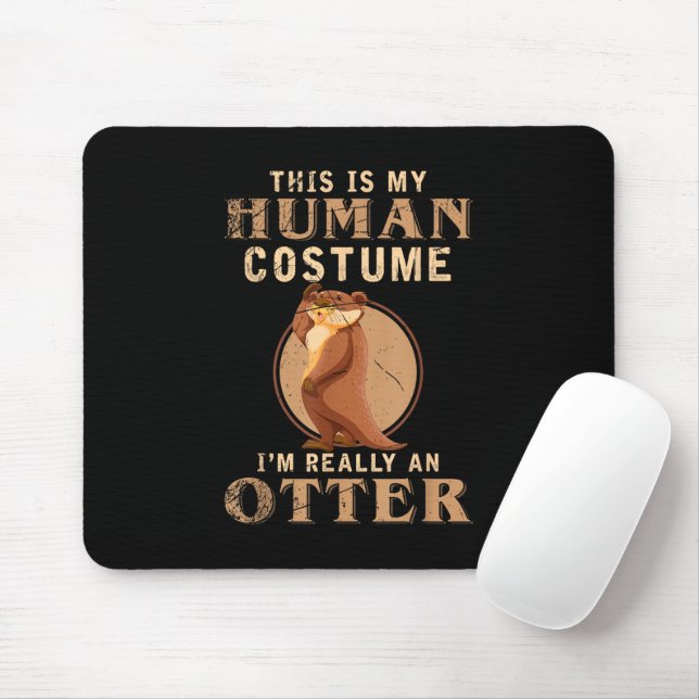 Funny Animal Costume Zoo Keeper Mousepad (Mit Mouse)