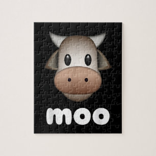 Funny Animal Cow Idea  Kuh Moo Lover Puzzle