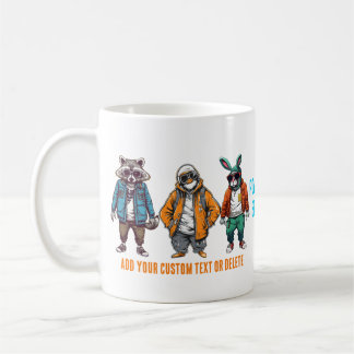Funny Animal Fashion Lover Geschenk Kaffeetasse
