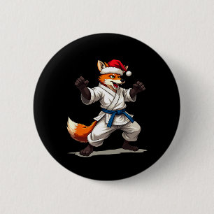 Funny Animal Fox Karate Uniform für Weihnachten H Button