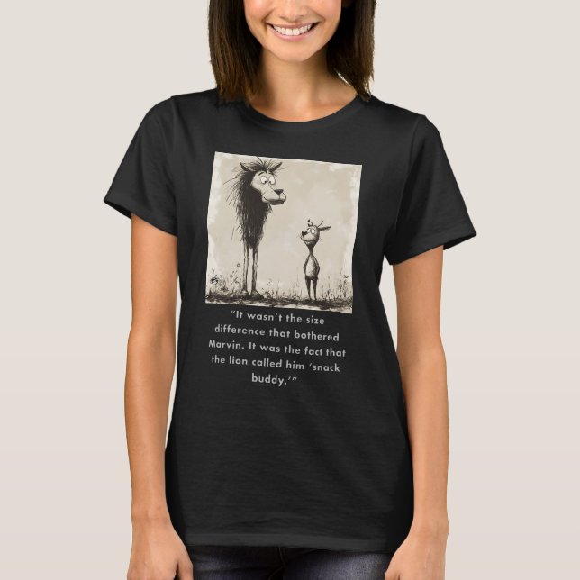 Funny Animal Graphic Design #6 T-Shirt (Vorderseite)