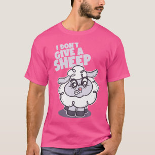 Funny Animal Lover Lamb Pun, ich gebe kein Schaf T-Shirt