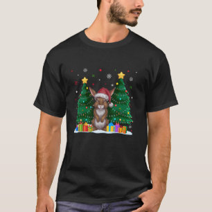 Funny Animal Lovers Rabbit Weihnachtsmannmütze Ugl T-Shirt
