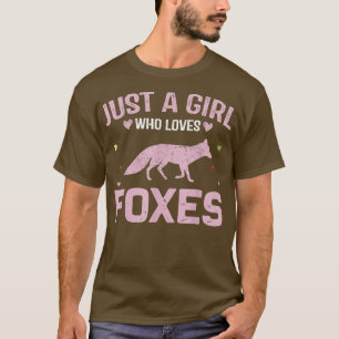 Funny Animal Lovers Women Just A Girl Wer Lieben h T-Shirt