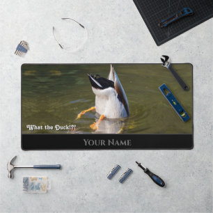Funny Animal lustige Ente Tauchen Schwimmen Schreibtischunterlage