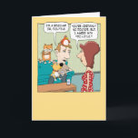 Funny Animal Magnetismus Geburtstag Karte<br><div class="desc">Diese lustige Geburtstagskarte zeigt einen Typ, der eindeutig tierischen Magnetismus besitzt und die Katze, den Hund und den Vogel der Familie anzieht. Oder vielleicht ist es einfach, dass er immer am liebsten Sitzplatz der Haustiere ist - auf der Couch. Vielen Dank für die Auswahl dieses originalen Design von © Chuck...</div>