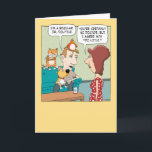 Funny Animal Magnetismus Geburtstag Karte<br><div class="desc">Diese lustige Geburtstagskarte zeigt einen Typ, der eindeutig tierischen Magnetismus besitzt und die Katze, den Hund und den Vogel der Familie anzieht. Oder vielleicht ist es einfach, dass er immer am liebsten Sitzplatz der Haustiere ist - auf der Couch. Vielen Dank für die Auswahl dieses originalen Design von © Chuck...</div>