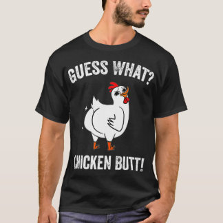 Funny Animal rät, was Hühner Hintern Niedliche Hüh T-Shirt