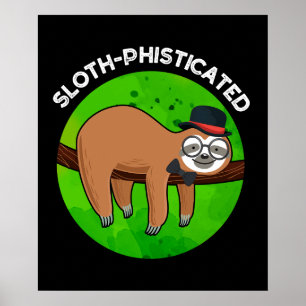 Funny Animal Slot Pun Poster