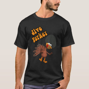 Funny Animal Spaß Jive Türkei Cartoon T Shirt