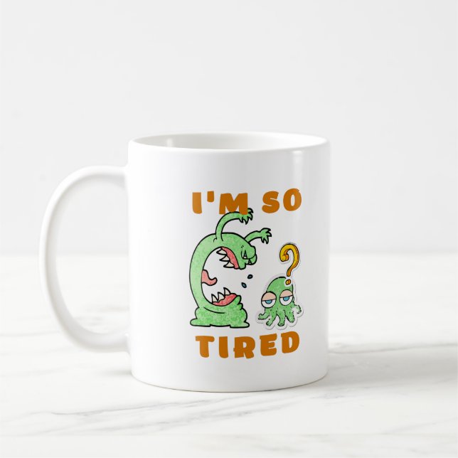 Funny Animals Sarcastic Niedlich Kaffeetasse (Links)