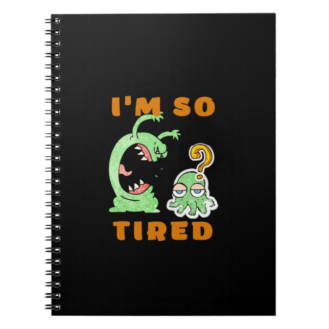 Funny Animals Sarcastic Niedlich Notizblock (Vorderseite)