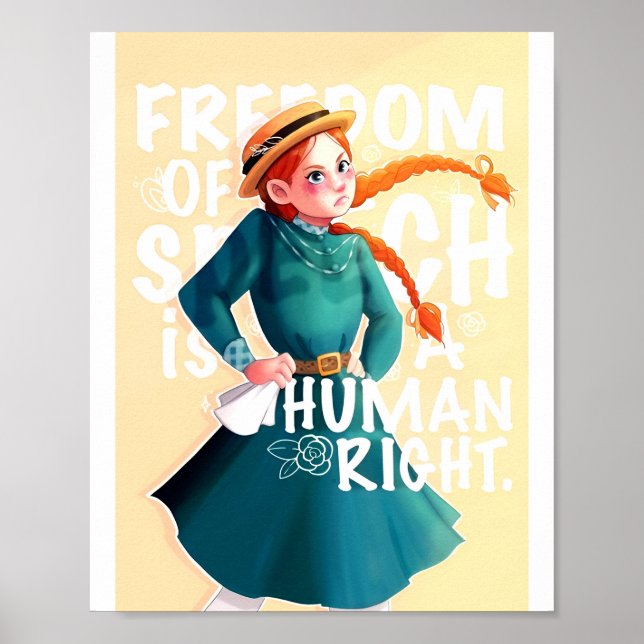 Funny Anne of Green Gables Poster (Vorne)
