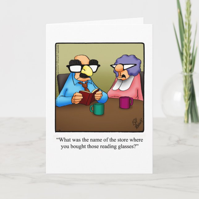 Funny Anniversary Card für sie Karte (Vorderseite)