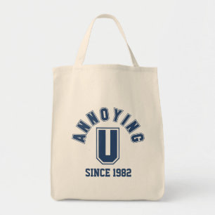 Funny Annoying You Bag, blau Tragetasche