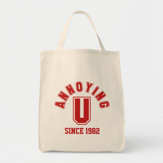 Funny Annoying You Bag, Red Tragetasche (Vorne)
