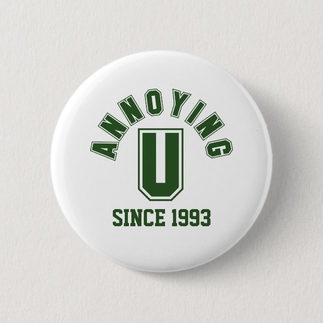 Funny Annoying You Button, Green Button (Vorderseite)