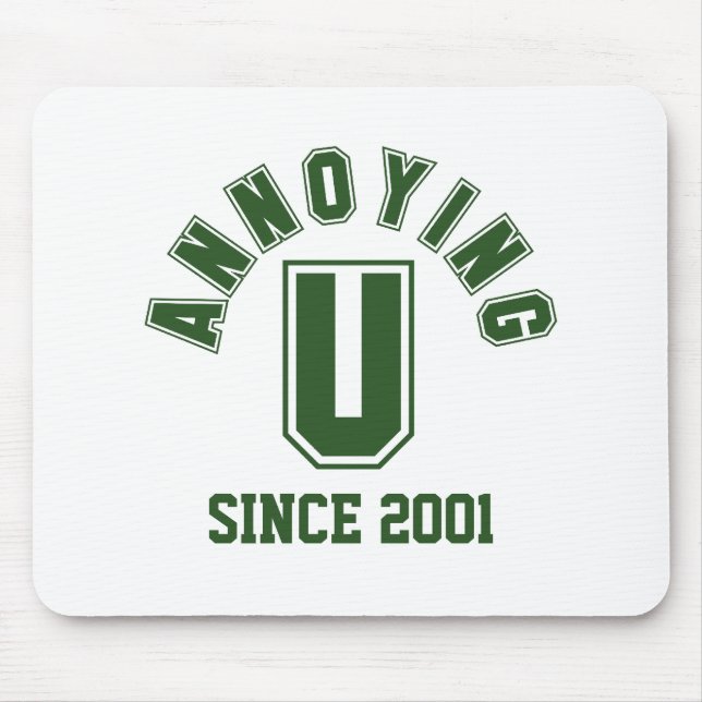 Funny Annoying You Mousepad, Green Mousepad (Vorne)