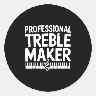 Funny Ano Technician  Runder Aufkleber