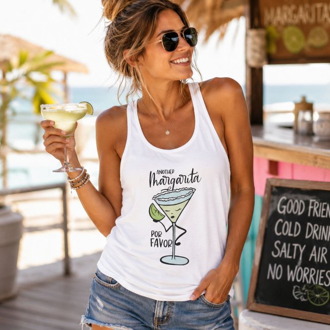 Funny Another Margarita Pour Gefallen Tank Top (Von Creator hochgeladen)