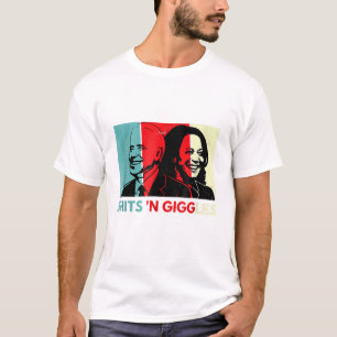 Funny Anti Biden Harris Shits'n Giggles Political T-Shirt