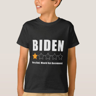 Funny Anti Biden Pro Trump 1 Sterne Wahlgang T-Shirt
