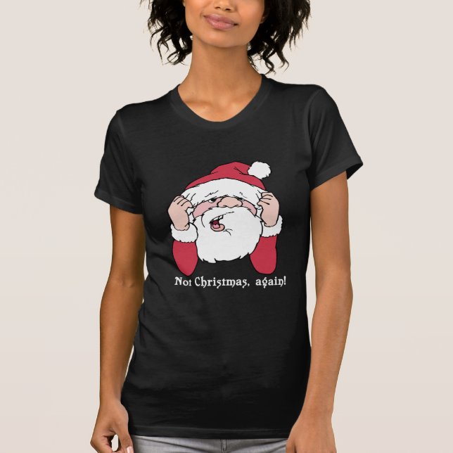 Funny Anti-Christmas T - Shirt (Vorderseite)