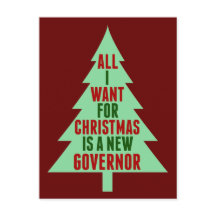 Funny Anti Governor Politischer Weihnachts-Spaß