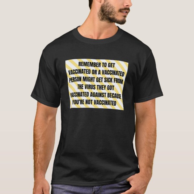 Funny Anti-Impfstoff T-Shirt (Vorderseite)