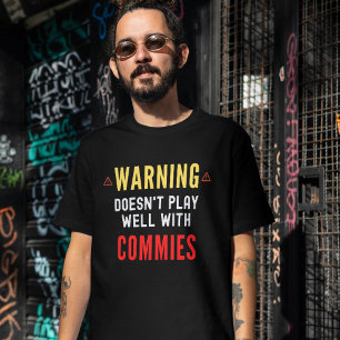 Funny Anti-Kommunist, Anti-Sozialist T-Shirt