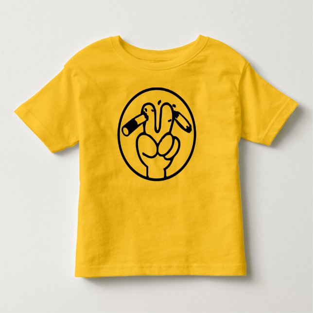 Funny Anti-Raucher ⚠ thailändisches ⚠ Kleinkind T-shirt (Vorderseite)